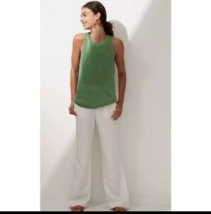 Banana Republic Linen Blend Shimmer Knit Shirt